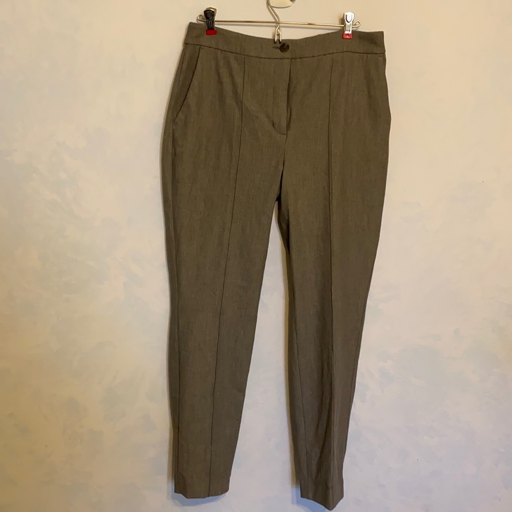 Express Ankle Pants 10L Long Gray